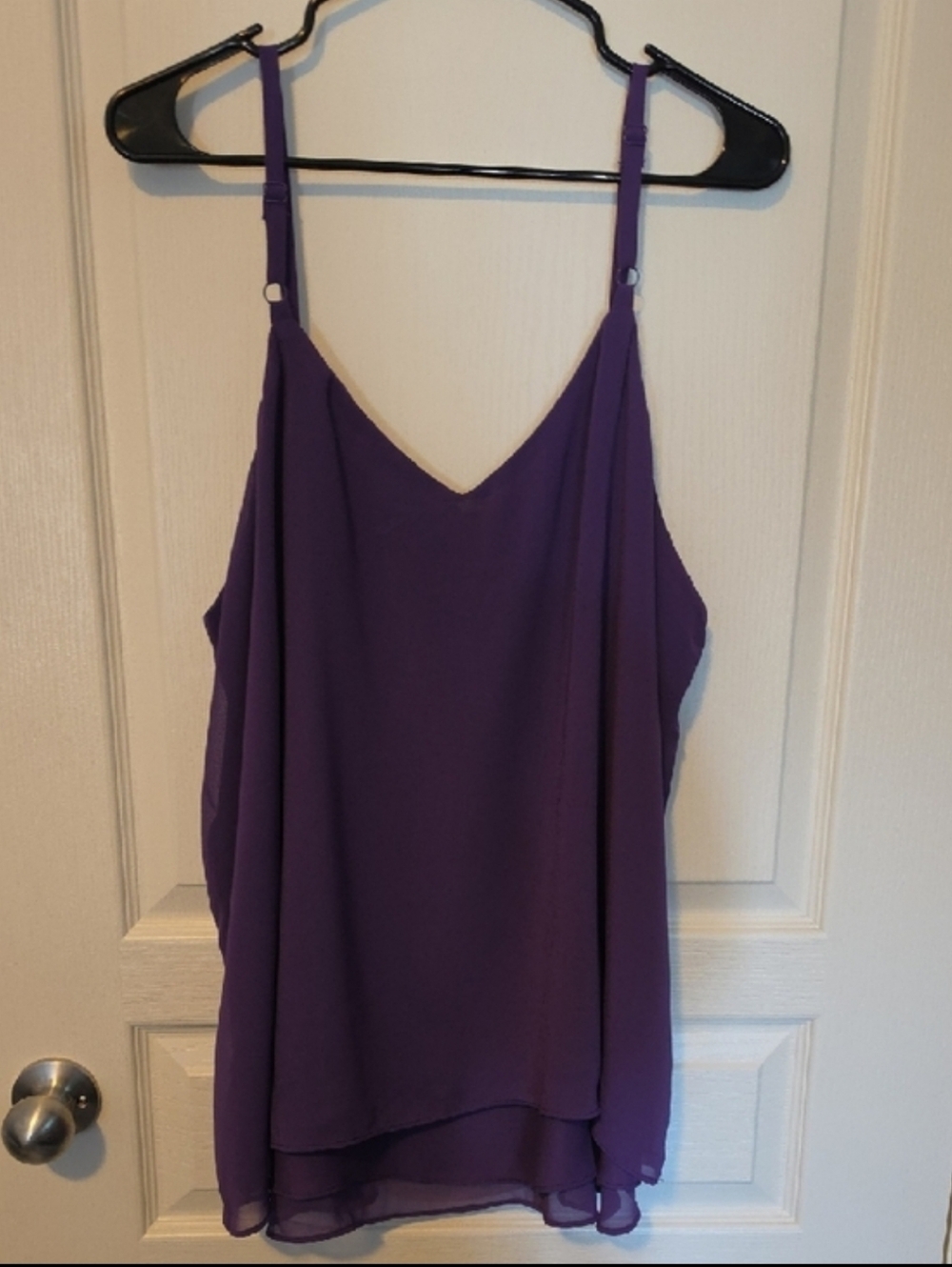torrid Purple Sophie Chiffon Cami - Picture 7 of 7